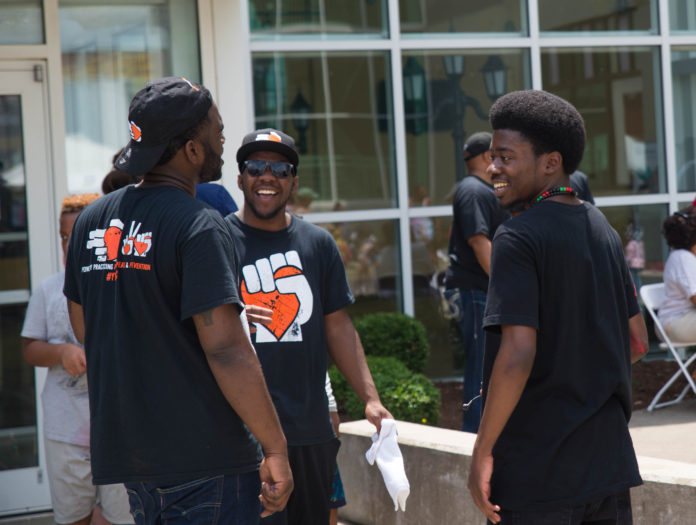 Members of the YVPRC at the campaign kickoff in May