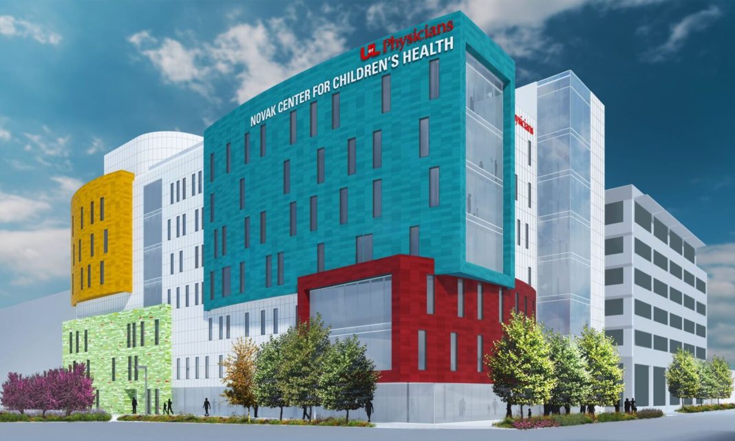 Novak Center for Children's Health rendering