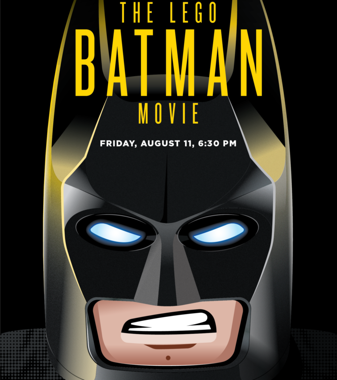 Lego Batman-Aug11 The Lego Batman Movie will conclude this season's Cards Under the Stars.