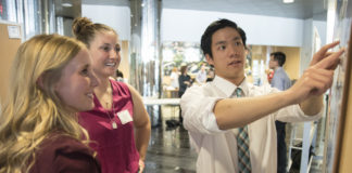 More than 60 sophomores and juniors spent the summer in research labs alongside UofL scientists, and were able to present their research projects at a poster session earlier this month.