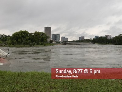 hurricane harvey Speed Student Alison Davis shares a photo of her view of the flooding from Hurricane Harvey. Davis is working on a co-op in Houston currently, along with several other Speed students.