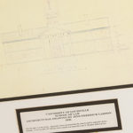 Although UofL's Law School wasn't formally named after Louis D. Brandeis until 1997, this architectural drawing from 1935 includes "Brandeis" on the school's entrance.
