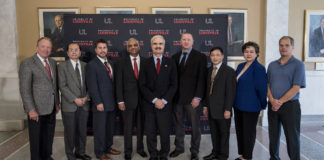 Dr. Roberto Bolli, center, and his team have received one of the largest grants for medical research in UofL's 219-year history.