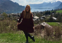 Jessica Williams, a 2015 graduate, strikes a pose while visiting Salzburg, Austria. She has now earned a Fulbright scholarship to Brazil.