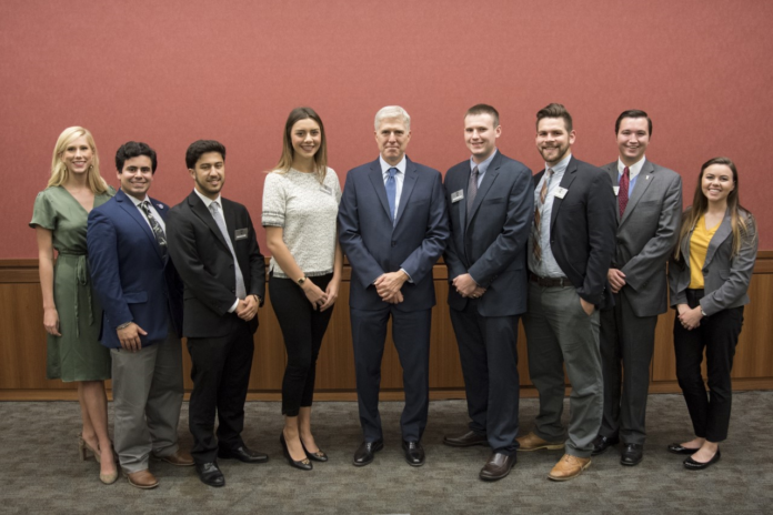 Supreme Court Justice Neil Gorsuch met with the McConnell Scholars today prior to his lecture as part of the McConnell Center Distinguished Speakers Series.