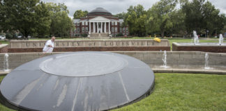 Mowing, power washing, painting, you name it. UofL's Physical Plant employees have been all-hands-on-deck this week in preparation of ESPN College GameDay's broadcast from the Oval Saturday.