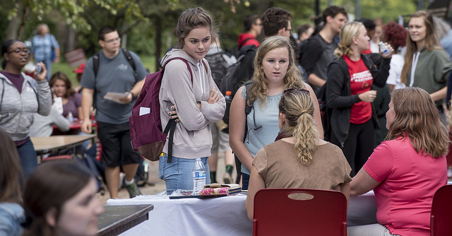 This was the second year for the Nonprofit Fair, hosted by the Honors Student Council‘s service committee.