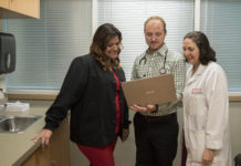 Lisa Leon, C.C.M.A., Sean Warren, M.D. and Luz Fernandez, M.D.