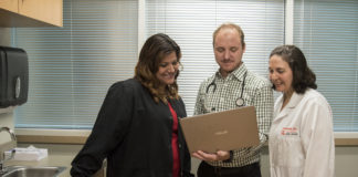 Lisa Leon, C.C.M.A., Sean Warren, M.D. and Luz Fernandez, M.D.