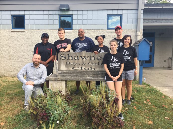 About 60 faculty and staff, and even more UofL alumni around the country, participated in Days of Service last weekend to kick off Homecoming 2017.