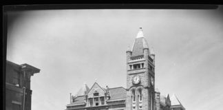 The original UofL Medical Department, at 1st and Chestnut streets, is said to be a hotbed of spiritual activity. Photo provided by Digital Collections, University Libraries.