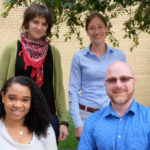 Clockwise from top left: Health and Social Justice Scholars Tasha Golden, Devin McBride, John C. Luttrell and Morgan Pearson