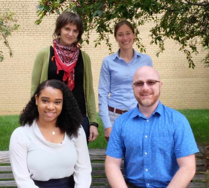 Clockwise from top left: Health and Social Justice Scholars Tasha Golden, Devin McBride, John C. Luttrell and Morgan Pearson