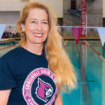 Alice Wright Belknap at the Wright Natatorium.