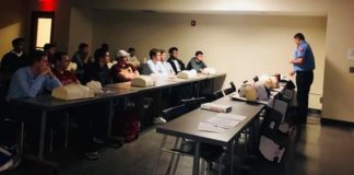 The brothers of Pi Kappa Alpha fraternity all recently received CPR certification.
