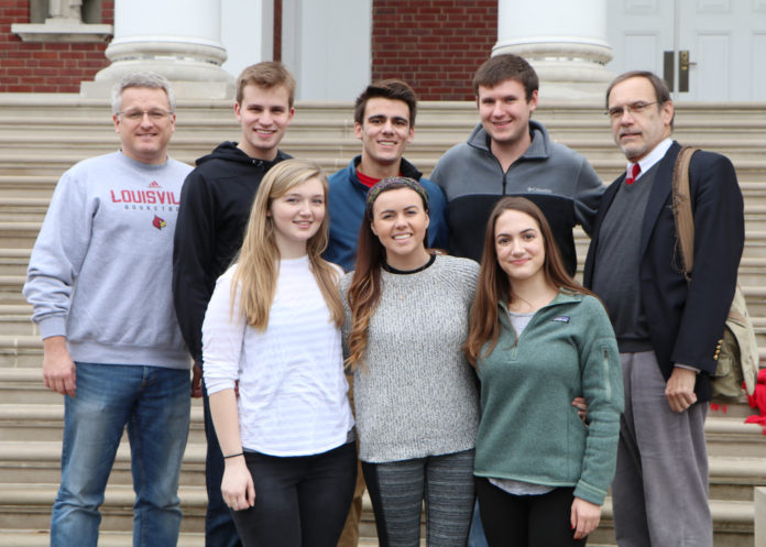 The McConnell Center's 2017-18 moot court competition team.