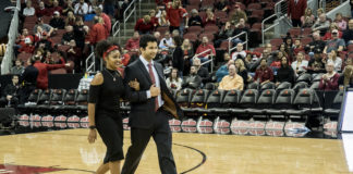 Alisha Davis-Kent, and industrial engineering major, and Kevin Jacob, a biology major, are this year's Mr. and Ms. Cardinal.