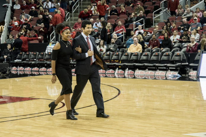 Alisha Davis-Kent, and industrial engineering major, and Kevin Jacob, a biology major, are this year's Mr. and Ms. Cardinal.