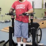 Andrew Meas participates in activity-based training research for spinal cord injury recovery at UofL