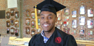 Jalen Townsend became a father at age 15 and served three tours of duty in the U.S. Army, but that didn't stop him from earning his degree from UofL.