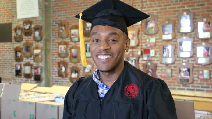 jalen Jalen Townsend became a father at age 15 and served three tours of duty in the U.S. Army, but that didn't stop him from earning his degree from UofL.