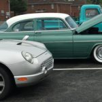 Vintage tricked-out rides like this gray Thunderbird, green Oldsmobile and turquoise Ford F-100 truck will again be featured at the Cancer Awareness Show on Saturday, June 9.