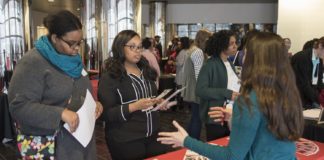 Students at the 2018 Minority Pre-Health Symposium