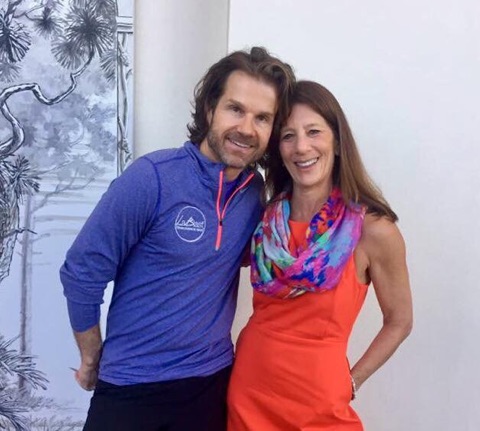 Louis Van Amstel with GHN's Paula Kommor.