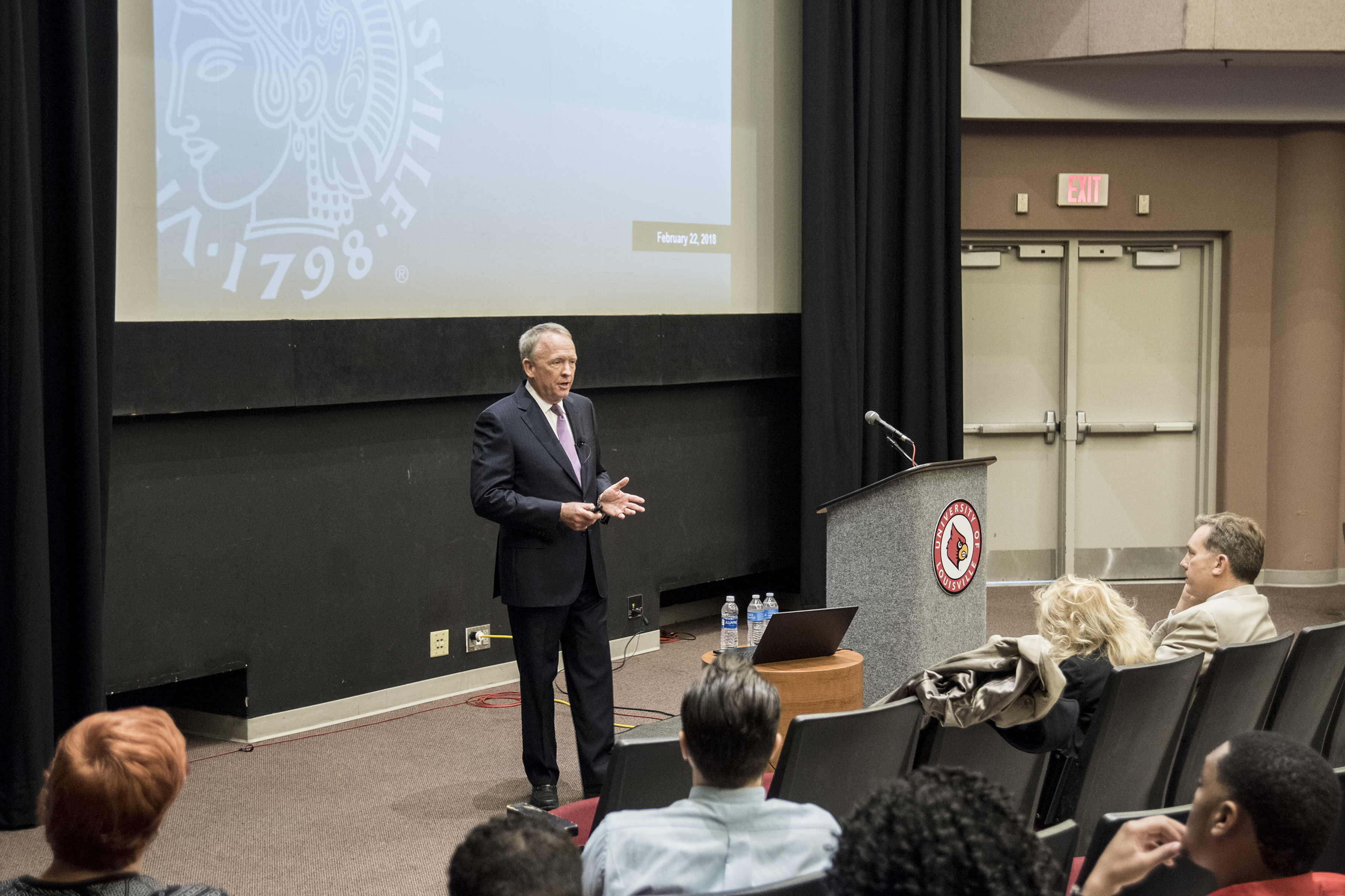 President Greg Postel hosted a budget forum to get employee input and ensure the process is collaborative.