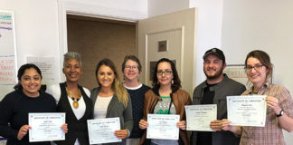 Five Brandeis Law students spent spring break 2018 in mediation training provided by mediators with Just Solutions.