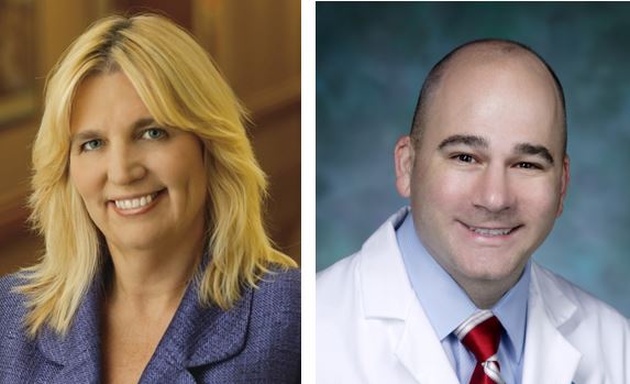 Susan Harkema, Ph.D., and Glenn Hirsch, M.D. Susan Harkema, Ph.D., and Glenn Hirsch, M.D.