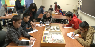 The middle school students' visit to UofL’s campus is the first stage of a 5-year international research and educational project.