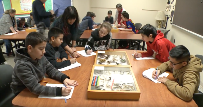 The middle school students' visit to UofL’s campus is the first stage of a 5-year international research and educational project.