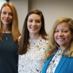 Psychiatry resident physicians (from left) Svetlana Famina, Laura Romer and Melissa Sullivan placed fourth in the American Psychiatric Association’s MindGames National Residency Team Competition.