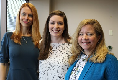 Psychiatry resident physicians (from left) Svetlana Famina, Laura Romer and Melissa Sullivan placed fourth in the American Psychiatric Association’s MindGames National Residency Team Competition.