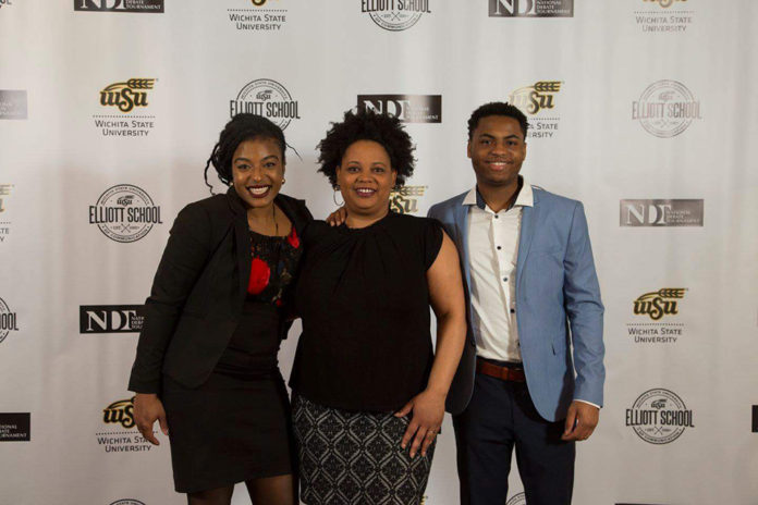 From left to right: Chinnel Williams (student), Tiffany Dillard-Knox (Coordinator), and Deontrey Yeargin (student)