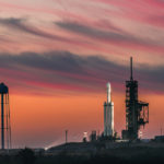 Photo of Falcon Heavy launch provided by SpaceX.