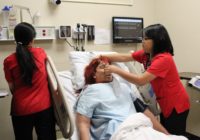 UofL School of Nursing undergraduate students participate in a clinical simulation.