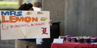 Lemonade Day was held on campus in April to teach Portland Elementary fifth graders entrepreneurial skills.