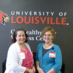 Ketia Zuckschwerdt, RN, program manager, and Mary Corbett, APRN