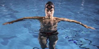 Nick Albiero, by Jeff Reinking, University Athletics