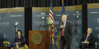 John McCain spoke at UofL in 2009.