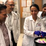 A milk exosome-drug delivery tool, invented by UofL’s Dr. Ramesh Gupta and his team members, Drs. Radha Munagala, Dr. Farrukh Aqil and Jeyaprakash Jeyabalan, could improve how humans absorb drugs meant to treat disease and relive pain.