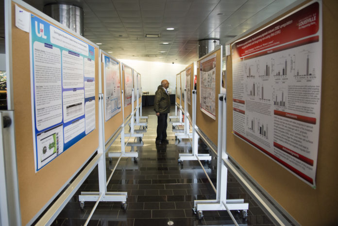 This year's Research!Louisville event included over 400 abstracts and showcased research.