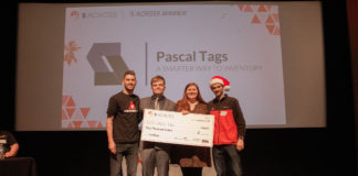 UofL student startup Pascal Tags won the 2018 5 Across finals. (Credit: Awesome Inc.)