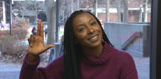 Carine Basenge, December 2018 graduate