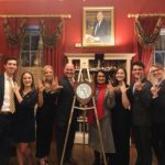 Members of UofL's SGA were on hand, along with President Neeli Bendapudi, to unveil UofL's crest at the prestigious University Club in Washington, DC.