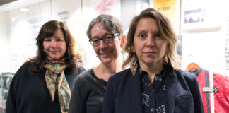 Heather Fox, Carrie Daniels and Elizabeth Reilly. Photo by J. Tyler Franklin, Louisville Public Media