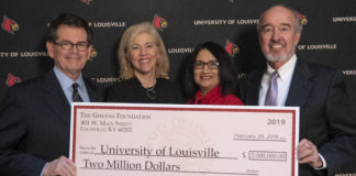 A $2 million gift from the Gheens Foundation Inc., announced Thursday during a news conference, marks the philanthropic organization's second largest gift to the university.