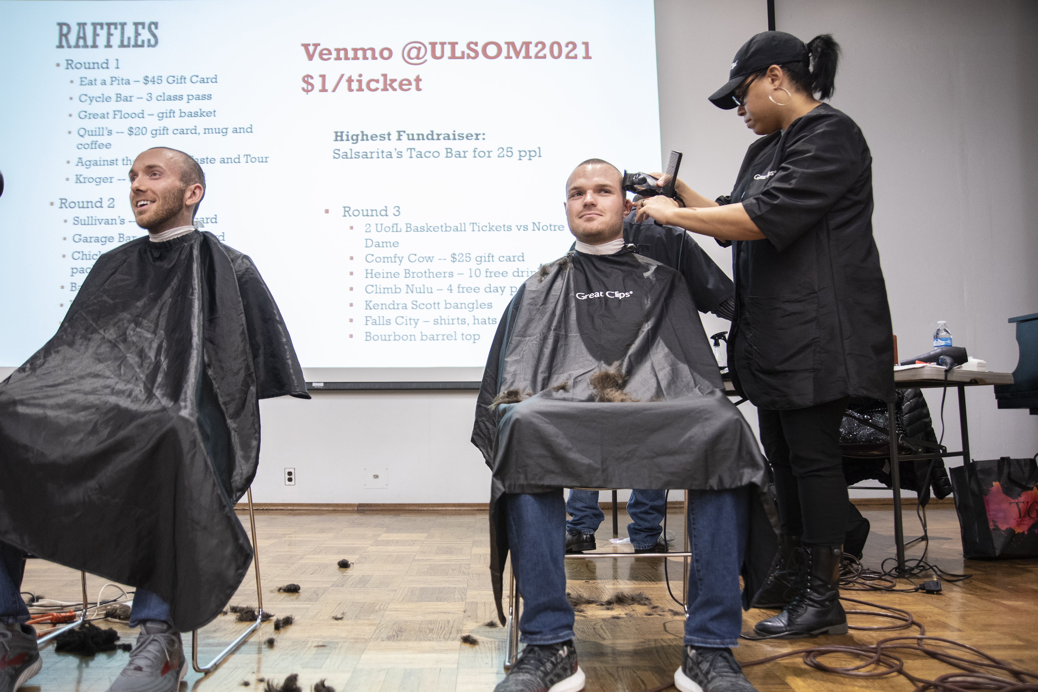 The Shaved Heads event raised more than $3,600 for RaiseRED, and fundraising will continue through Feb. 23 when the campaign culminates in an 18-hour dance marathon.
